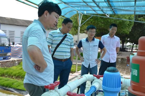 广西越洋化工实业集团有限公司林明董事长来访乡喜液体肥